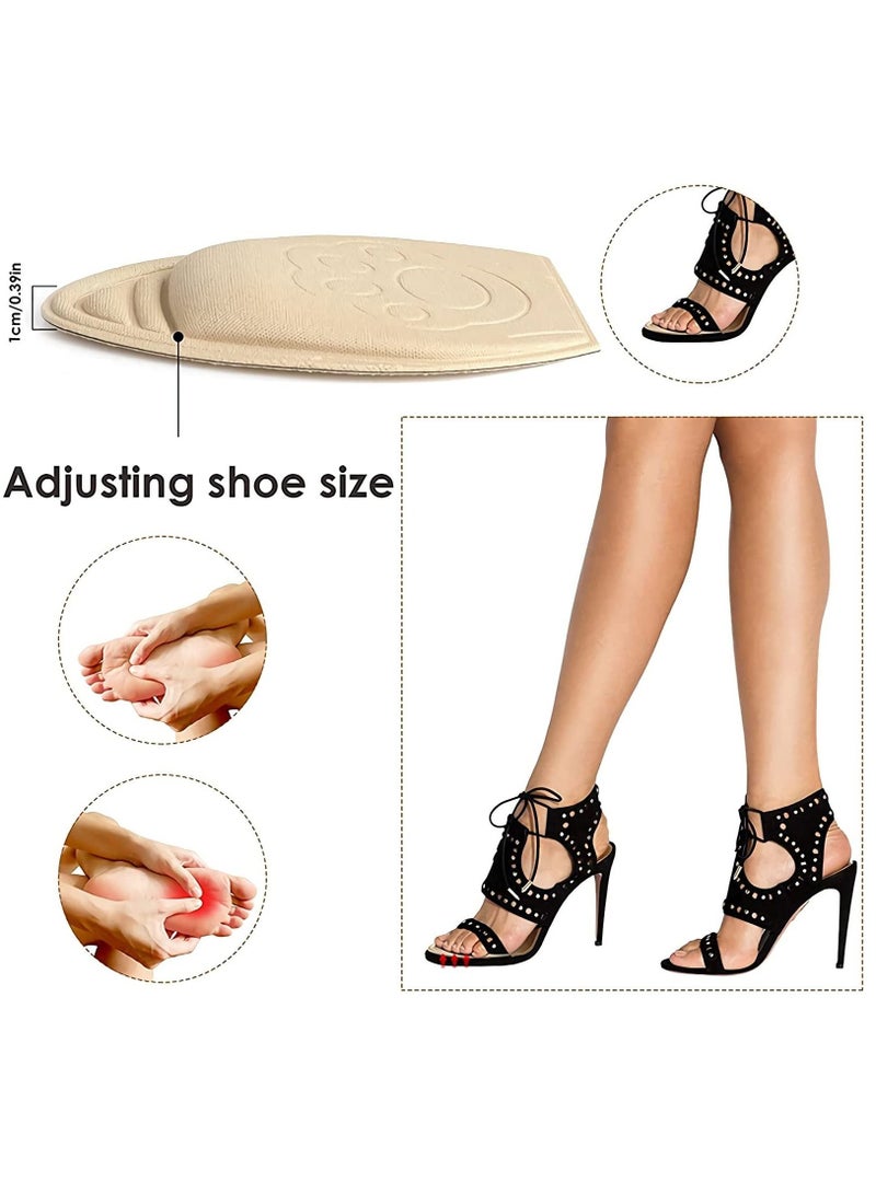 SYOSI High Heel Metatarsal Pads Ball of Foot Cushions, Memory Foam Forefoot Cushion Pads, Metatarsus Forefoot Pads, for Women All Shoes Anti Slip Pain Relief Insoles Prevent Calluses Blisters - Image 5