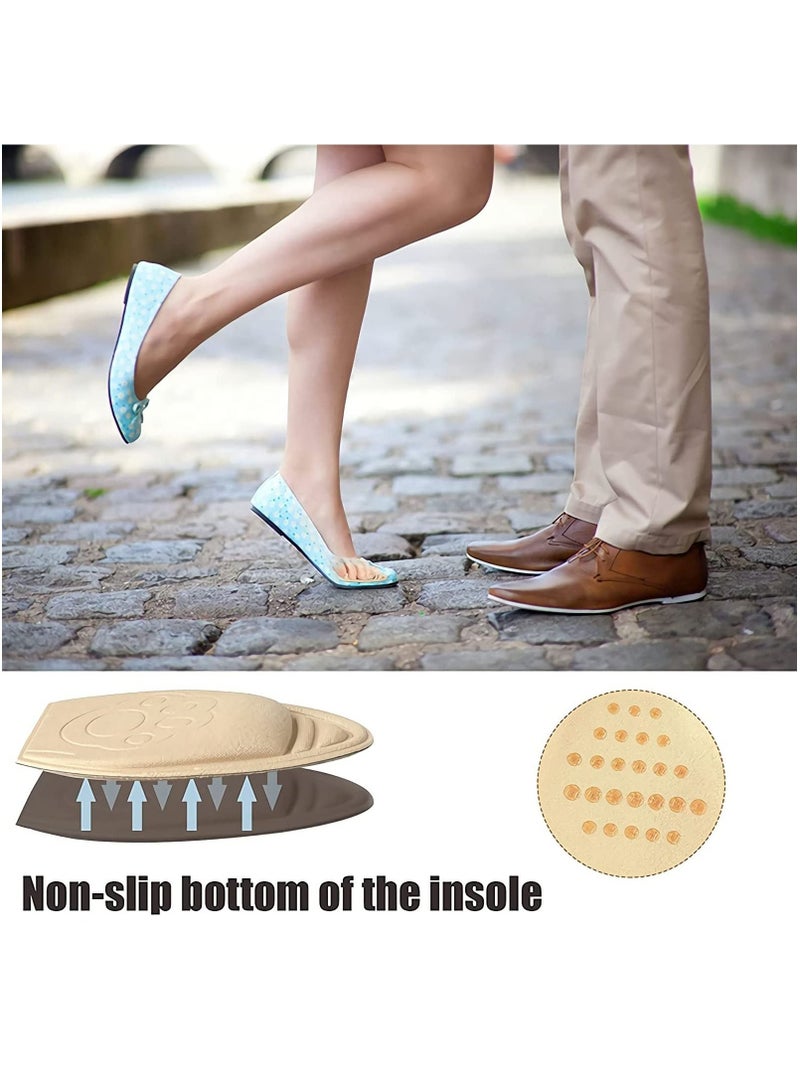 SYOSI High Heel Metatarsal Pads Ball of Foot Cushions, Memory Foam Forefoot Cushion Pads, Metatarsus Forefoot Pads, for Women All Shoes Anti Slip Pain Relief Insoles Prevent Calluses Blisters - Image 2