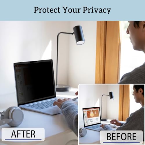 ZOEGAA ZOEAGG Removable & Reusable Privacy Screen for Surface Laptop Studio 14.4 inch,Easy Installation/Anti-Spy/Anti-Glare/Anti Blue Light,Microsoft Surface Laptop Studio 2 Privacy Screen Protector - Image 4
