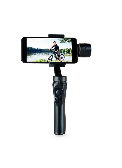 H4 Handheld Gimbal Stabilizer 3-Axis Smart Anti-shake Handheld Gimbal Mobile Phone Video Vlog Stabilizer Black