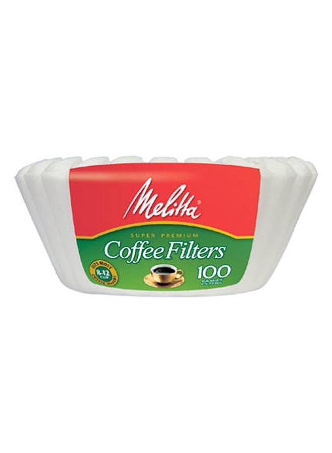 Melitta 100-Piece Basket Coffee Filters White  - Image 2