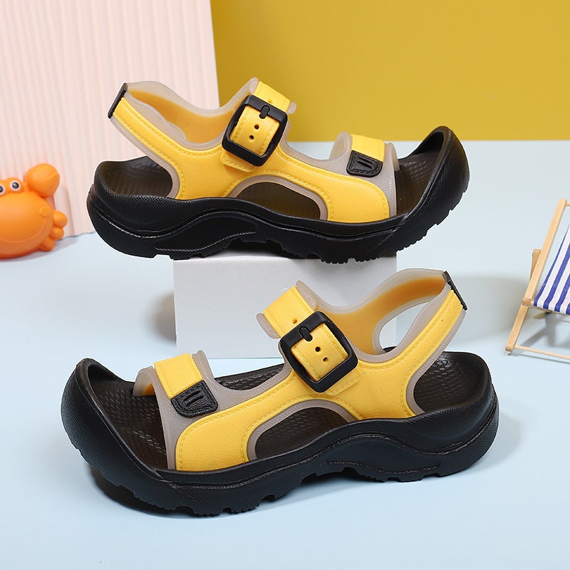 Children'S Sandals A Generation Of 2024 Summer Boys Beach Shoes In The Big Children Baotou - Image 3