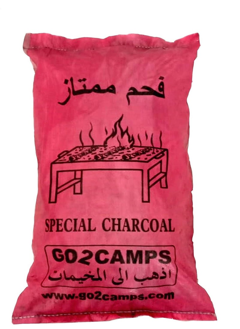 ماركة غير محددة كيس فحم خاص للشواء بوزن 4 كجم - فحم خشبي طبيعي 100% - مثالي للشواء  - Image 1