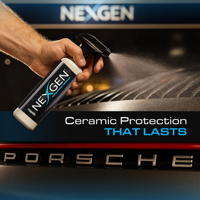 NEXGEN رذاذ السيراميك نكستجن ثنائي أكسيد السيليكون - سهل التطبيق، رذاذ طلاء سيراميكي للسيارات - مادة واقية احترافية لتلميع السيارات، المركبات الترفيهية، الدراجات النارية، القوارب، والدراجات الرباعية - 16 أونصة - Image 2