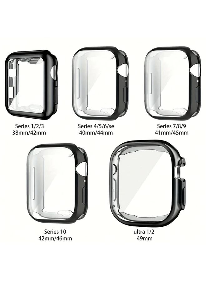 Red TPU 360 Degree Shockproof Case for Apple Watch 41mm - Image 2