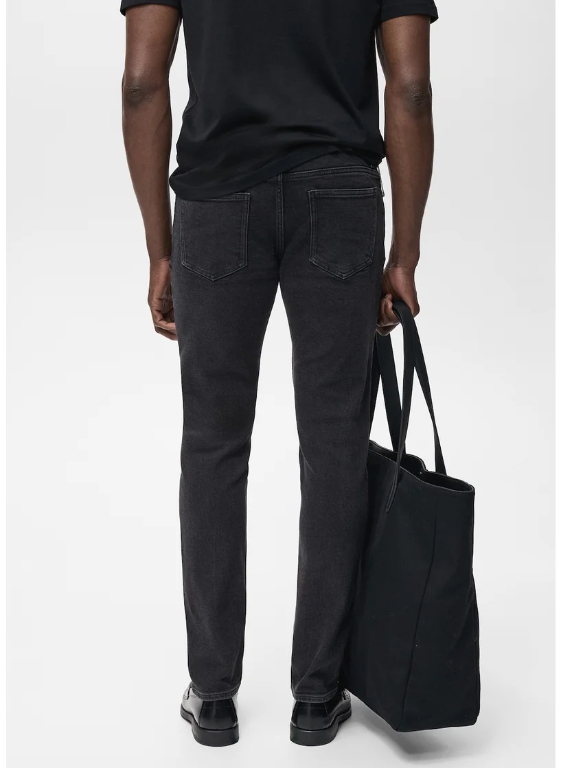 Mango Man Slim Fit Black Jan Jeans