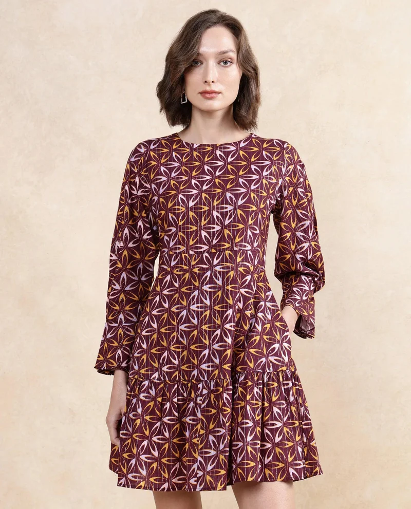 Rareism Women's Short Tier Dress