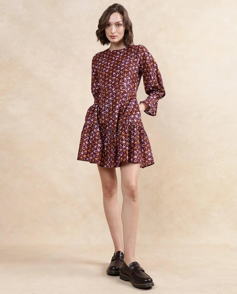 Rareism Women's Short Tier Dress