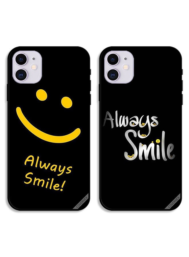 Covernex Two Cases For Apple iPhone 12 Protective Covers Always Smile - Image 1