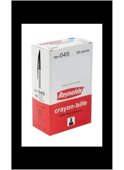 Reynolds 045 ballpoint pen set // 50 pieces blue