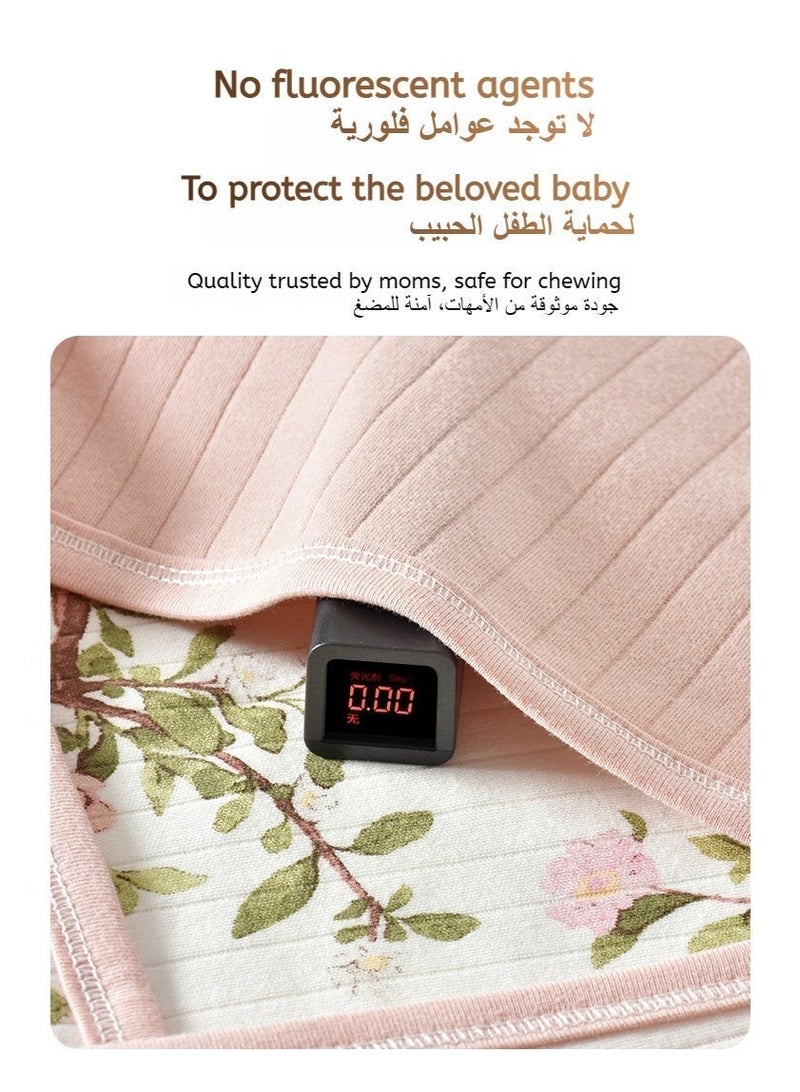 مجموعة هدايا مواليد مكونة من 22 قطعة - مجموعة هدايا للمواليد الجدد، ملابس أطفال، بدلات، إكسسوارات، قبعة، مرايل، وسادة، بطانية، قطن 100%، لفصلي الخريف والشتاء، من عمر 0 ​​إلى 3 أشهر - لون طبيعي - Image 5