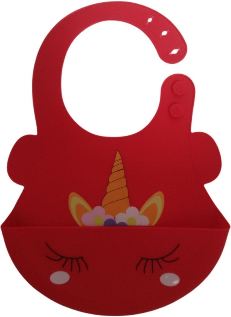 Jojobebek Baby Silicone Bib, Silicone Food Bib, Adjustable Silicone Bib (Beige Color 2 Pieces)  - Image 3
