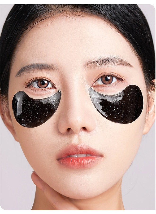 SADOER - Brightening Bamboo Charcoal Starry Eye Mask, Moisturizes The Skin Around The Eyes More Youthful, Reduction Of Fine Lines And Wrinkles 60PCS/30Pairs - Image 1