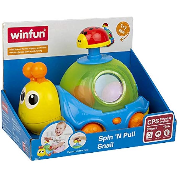 SPIN 'N PULL SNAIL INTERACTIVE TOY - Image 3