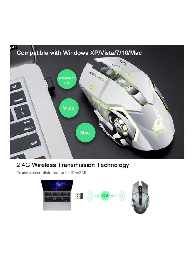 NIBEMINENT Wireless Backlit Gaming Mouse  - Image 3