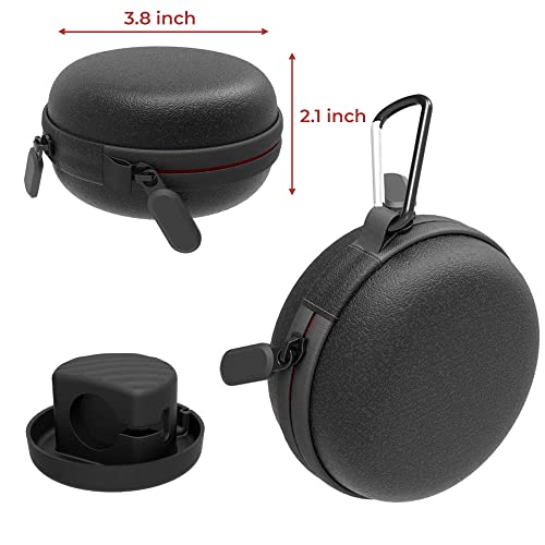 newtechno Travel Case for Apple Watch Charger,Waterproof Portable Carrying EVA Charging Dock Holder Compatible for Apple Watch Series Ultra/9/8/SE2/7/6/SE/5/4/3/|[Black] - Image 4