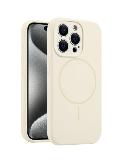 Silicon cover Compatible with iPhone 11 Pro Max  Case, Liquid Silicone Case, Full Body Protective Cover, Shockproof, Slim Phone Case, Anti-Scratch Soft Microfiber Lining – Beige
