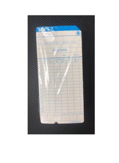 DSB DSB 100PCS Time Cards Time Cards Monthly Time Clock Cards for Employee Payroll Recorder for Time Clock  - Image 1