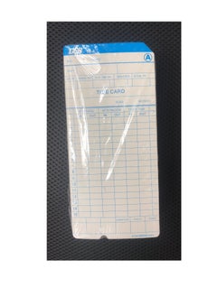 DSB DSB 100PCS Time Cards Time Cards Monthly Time Clock Cards for Employee Payroll Recorder for Time Clock  - Image 3