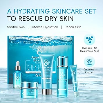 QUIYUM مجموعة هدايا العناية بالبشرة كيويم 8X H2O أكوا فيتاليز - Image 2