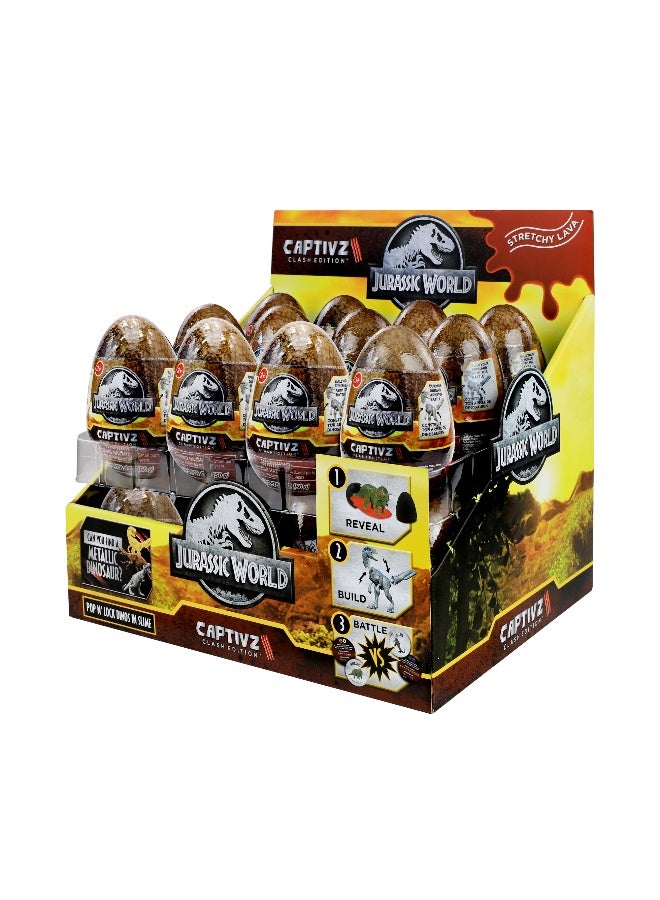 JURASSIC WORLD Jurassic CAPTIVZ Clash Edition Slime Egg 24pcs - Image 4