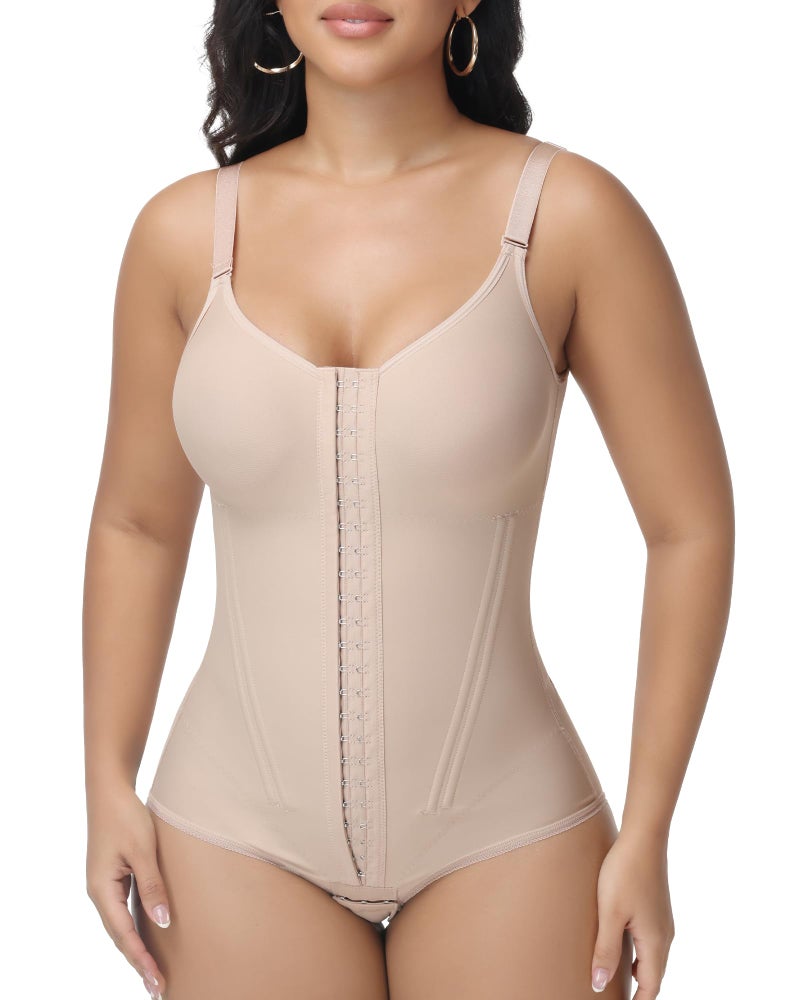 SHAPSHE Columbian Fajas Body Shaper for Women Compression Garment after Liposuction Tan XL - Image 1