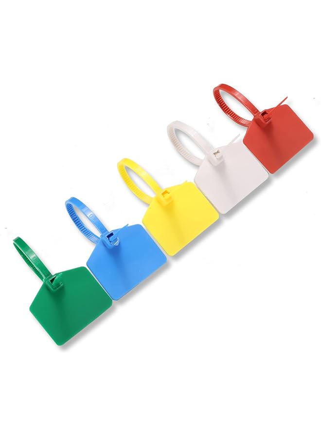 erorex Marker Nylon Cable Ties 6 In Nylon Cable Zip Ties With Marker Self Locking Written On Cable Mark Cord For Cabling Ethernet Wire Management Wraps Marking Label Tags Green 100Pcs - Image 5