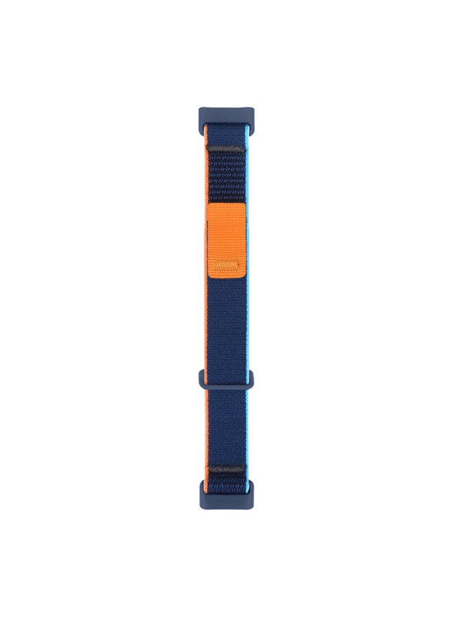 Applicable To Fitbit Charge5 Smart Watch Band Bracelet Two-section Wild Path Nylon Loop Sports All-inclusive Watch Band-Color:Milky White  - Image 3