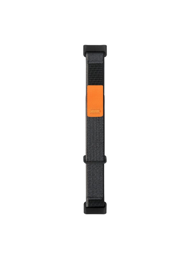 Applicable To Fitbit Charge5 Smart Watch Band Bracelet Two-section Wild Path Nylon Loop Sports All-inclusive Watch Band-Color:Milky White  - Image 4