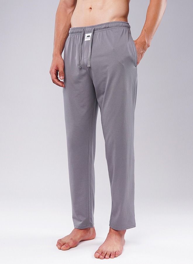 MENDEEZ Mendeez Men’s Soft Jersey Dark Grey Pajama Pants – Perfect Sleepwear for Men  - Image 1