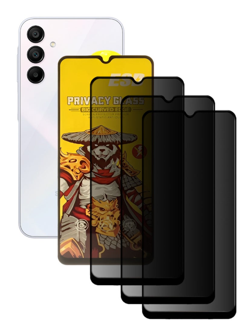 ESD 3 Pieces Tempered Dustproof Glass Screen Protector Compatible For Samsung Galaxy A15 - Image 1