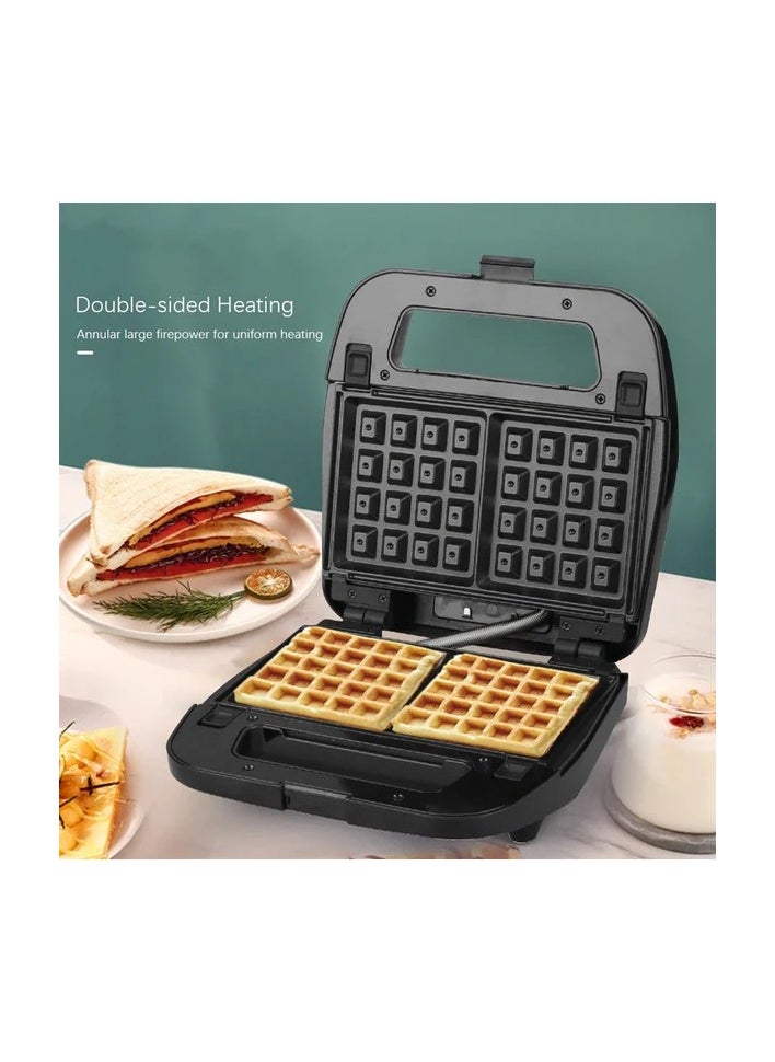 RAF - 3 IN 1  Sandwich Maker (Grill ,Waffle,Toast)/Uniform Heat/Double Side Heating /Non-Stick Coating/700W (R.203) - Image 1
