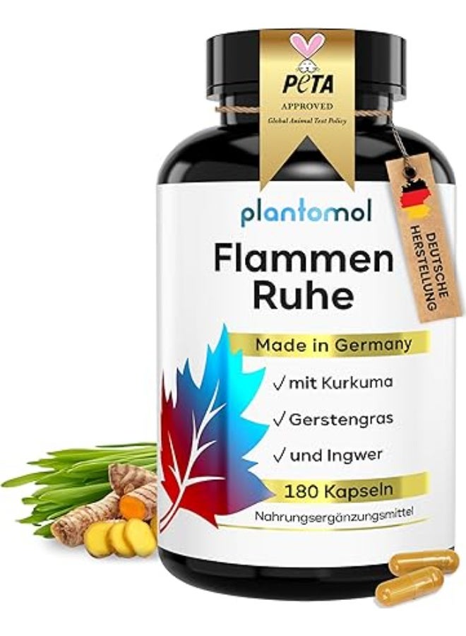 Plantomol Flame stillness , Anti-inflammatory and Powerful antioxidant to Supports joint health ,180 capsules - Image 1