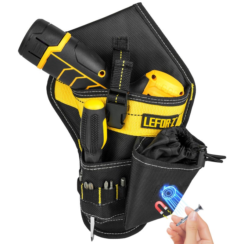 Drill HolsterHeavyDuty Impact Holster for Tool BeltDrill HolderDrill Pouch Fits Most Drills