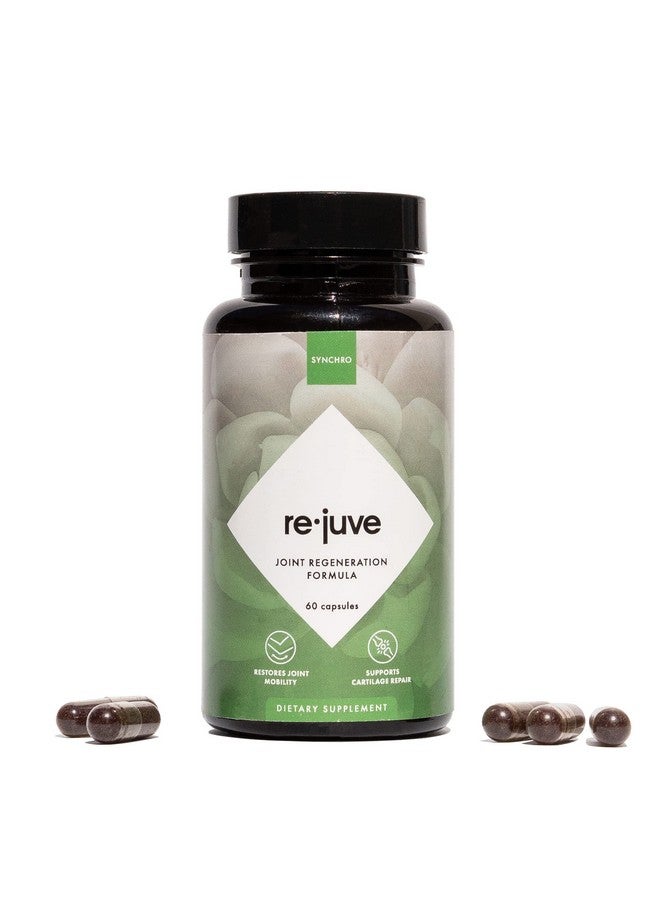 Synchro Rejuve Joint Support Supplement Nongmo Cartilage And Joint Support Joint Supplement With Hyaluronic Acid Anthocyanins And Liposomal Glutathione 60 Joint Health Supplement Capsules  - Image 1