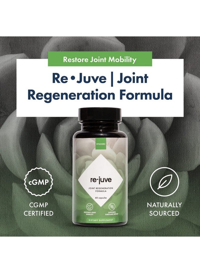 Synchro Rejuve Joint Support Supplement Nongmo Cartilage And Joint Support Joint Supplement With Hyaluronic Acid Anthocyanins And Liposomal Glutathione 60 Joint Health Supplement Capsules  - Image 3