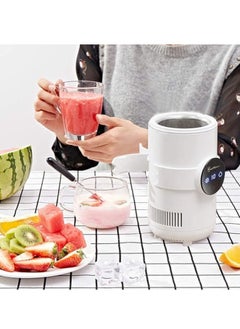 AWALOR Fast Cooling Cup for Home/Office Smart 2 In 1 Heating Cooling Cup Electric Cup Cooler Warmer Desktop Mini Drink Chiller for Beer Beverage Can Fruit  - Image 5