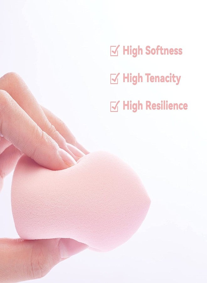 Getmecraft Blender Makeup Sponge for blending liquid Foundations, Powders and Creams. Flawless, Professional Streak Free Application Blend, Vegan, Cruelty Free (Pink) - Image 3
