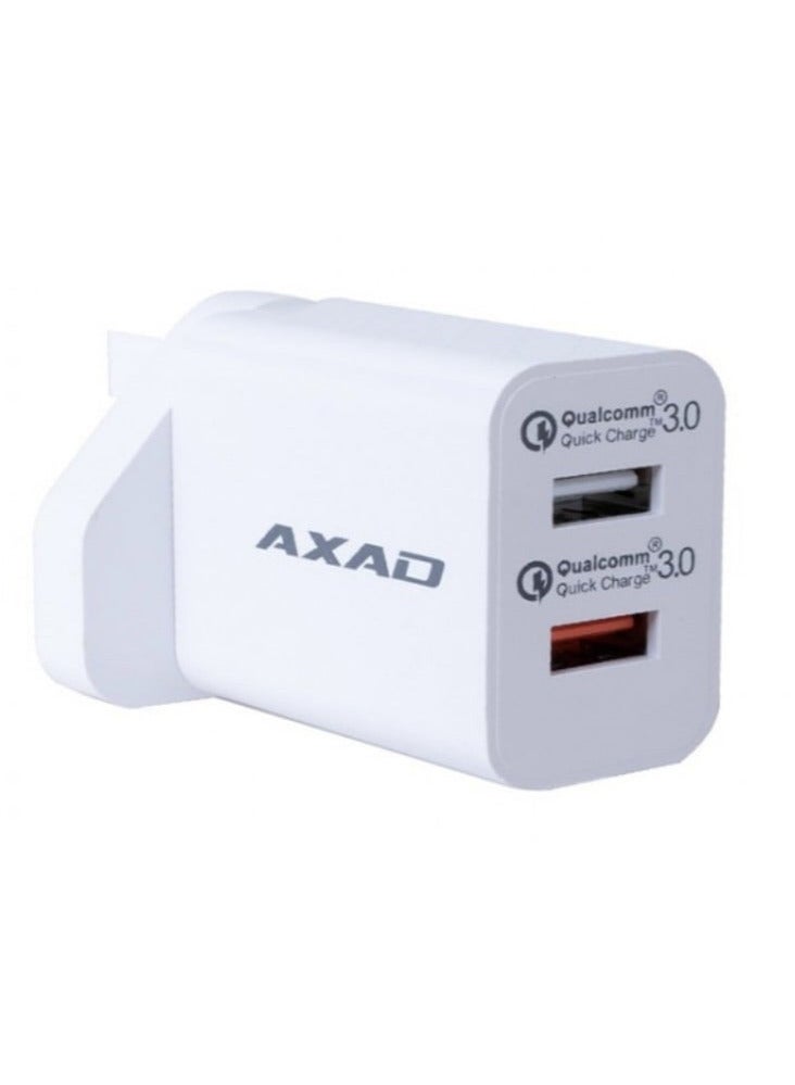 36W AXAD Fast Charging Adapter White - Image 2