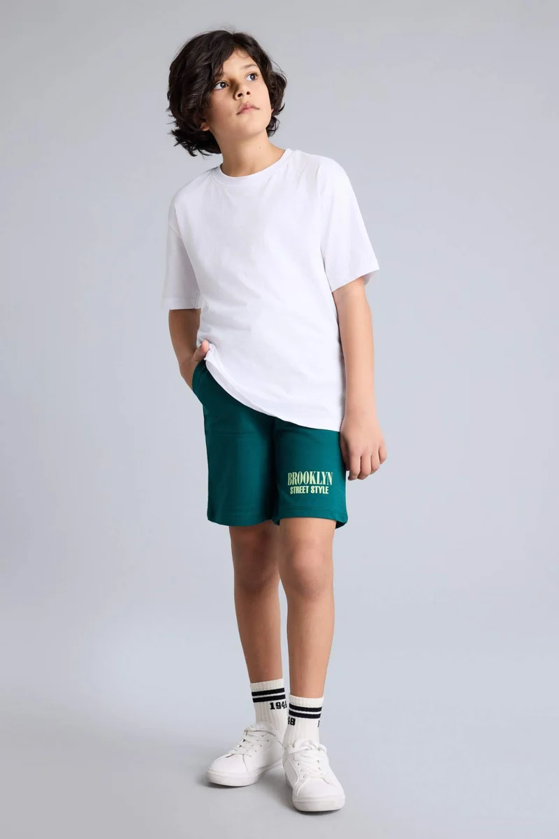 ديفاكتو Boy Oversize Printed Shorts