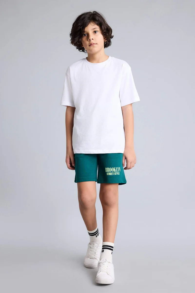 ديفاكتو Boy Oversize Printed Shorts