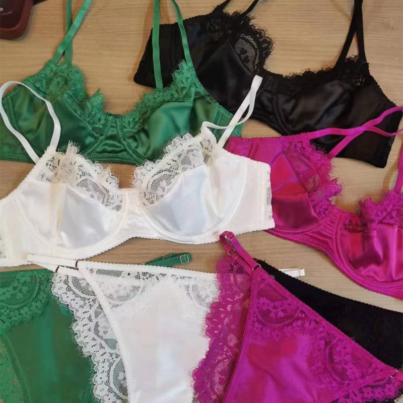 Summer Sexy Lace Bra Set for Women - Ultra-Thin, Comfortable, and Slimming - Image 3