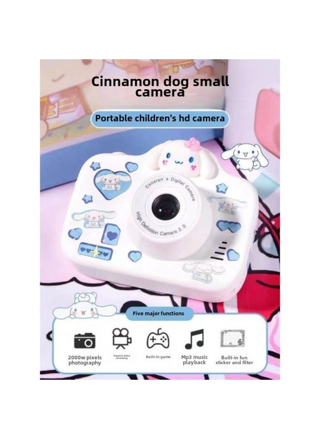 Generic Xinjiang Kuromi Small Camera Kidsren's Camera High-definition Student Party Birthday Kidsren's Day Gift Travel Can-Body Color:U46-kudi Cat-bare Metal  - Image 3