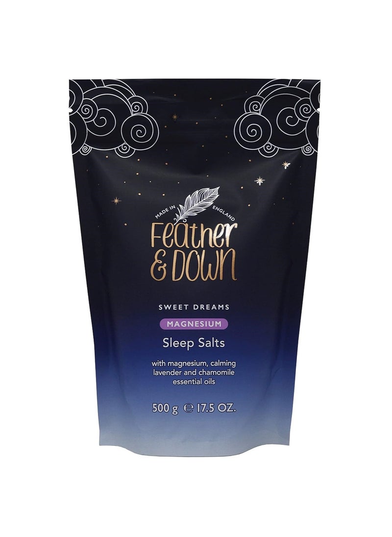 Feather & Down Feather & Down Magnesium Sleep Bath Salts 500g FE9505/A  - Image 1