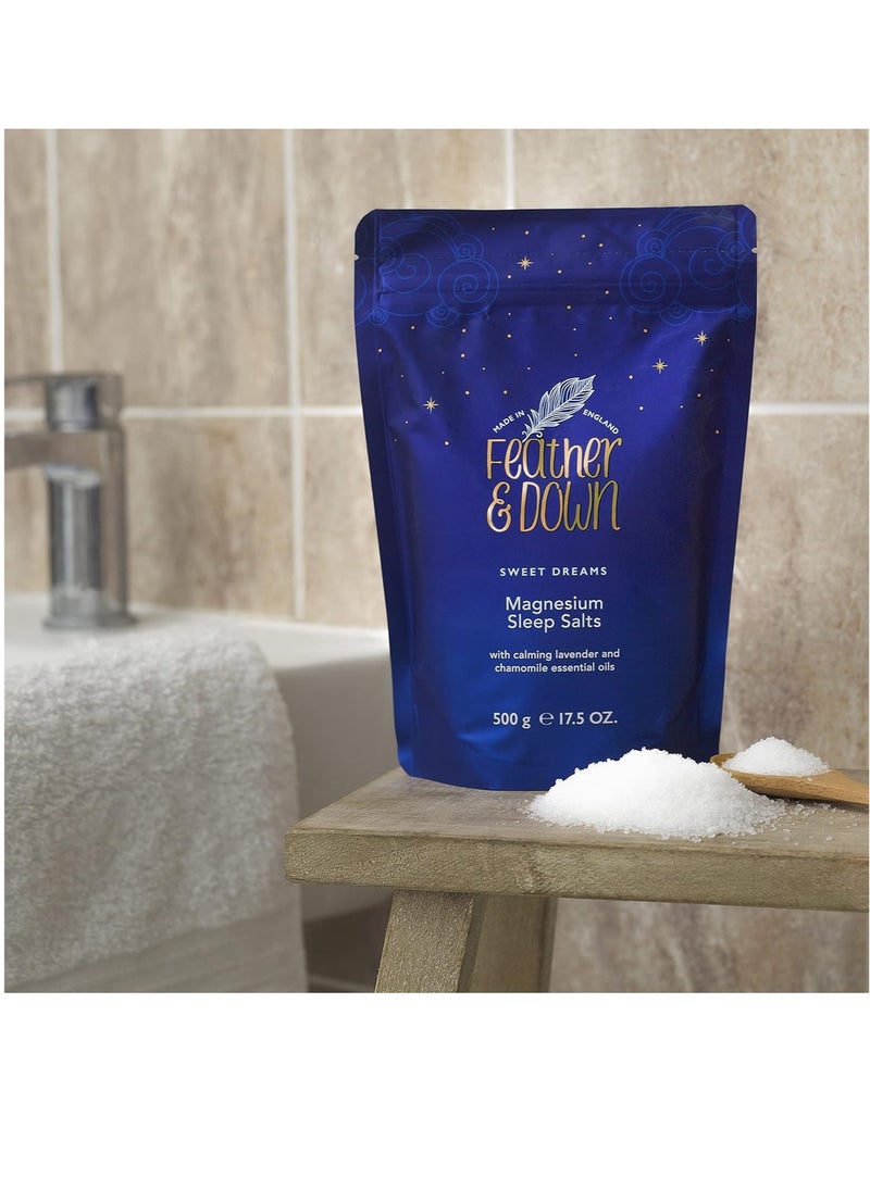 Feather & Down Feather & Down Magnesium Sleep Bath Salts 500g FE9505/A  - Image 2