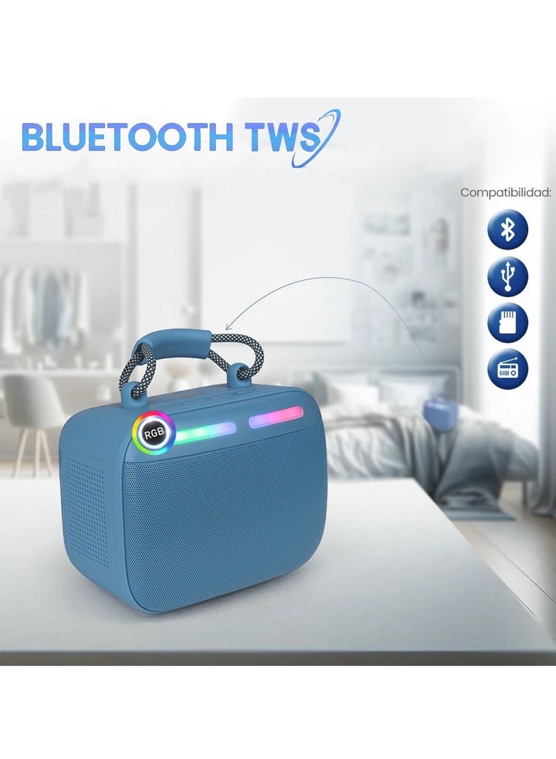 Tiko Boombox 4 10W Horn Wireless Blutooth Portable Unleash Powerful Partyboost Speaker - Sky Blue - Image 5