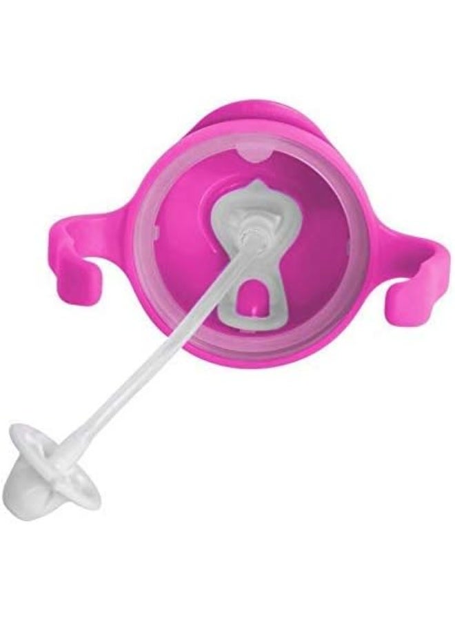 b.box B. Box Essential Sippy Cup - with Replacement Straws and Cleaner (Pink) - Image 3