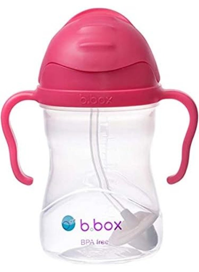 b.box B. Box Essential Sippy Cup - with Replacement Straws and Cleaner (Pink) - Image 1
