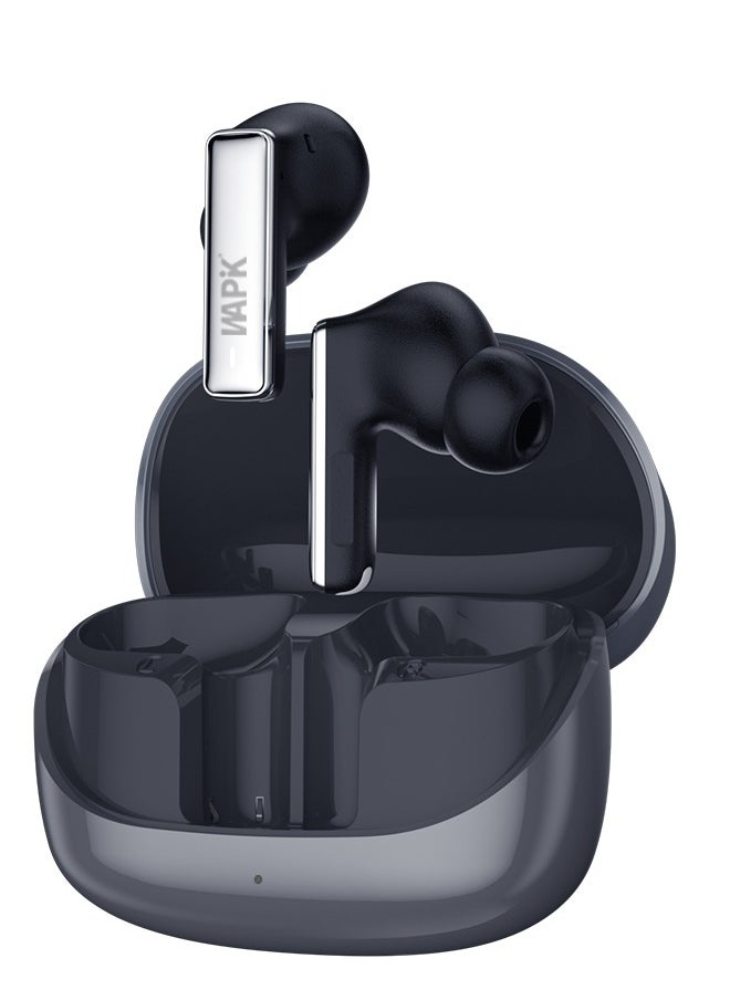 WAPIK - Korean Brand RS2 True Wireless Earpods,  6 Mics Hybrid ANC with AI Wind Noise Reduction, -42dB Noise Cancelling, Transparency Mode, Normal Mode, ANC Mode, 30-Hour Battery Life, Bluetooth 5.4, IPX5 Waterproof, Powerful Bass - Image 1