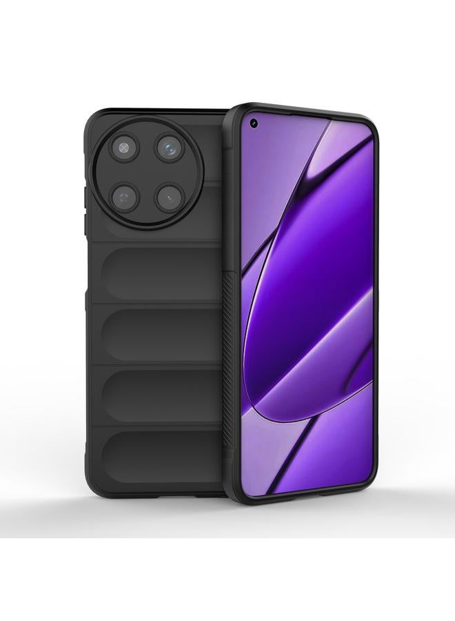 S-TOP Case For Realme 11 4G Global Magic Shield TPU + Flannel Phone Case - Image 1